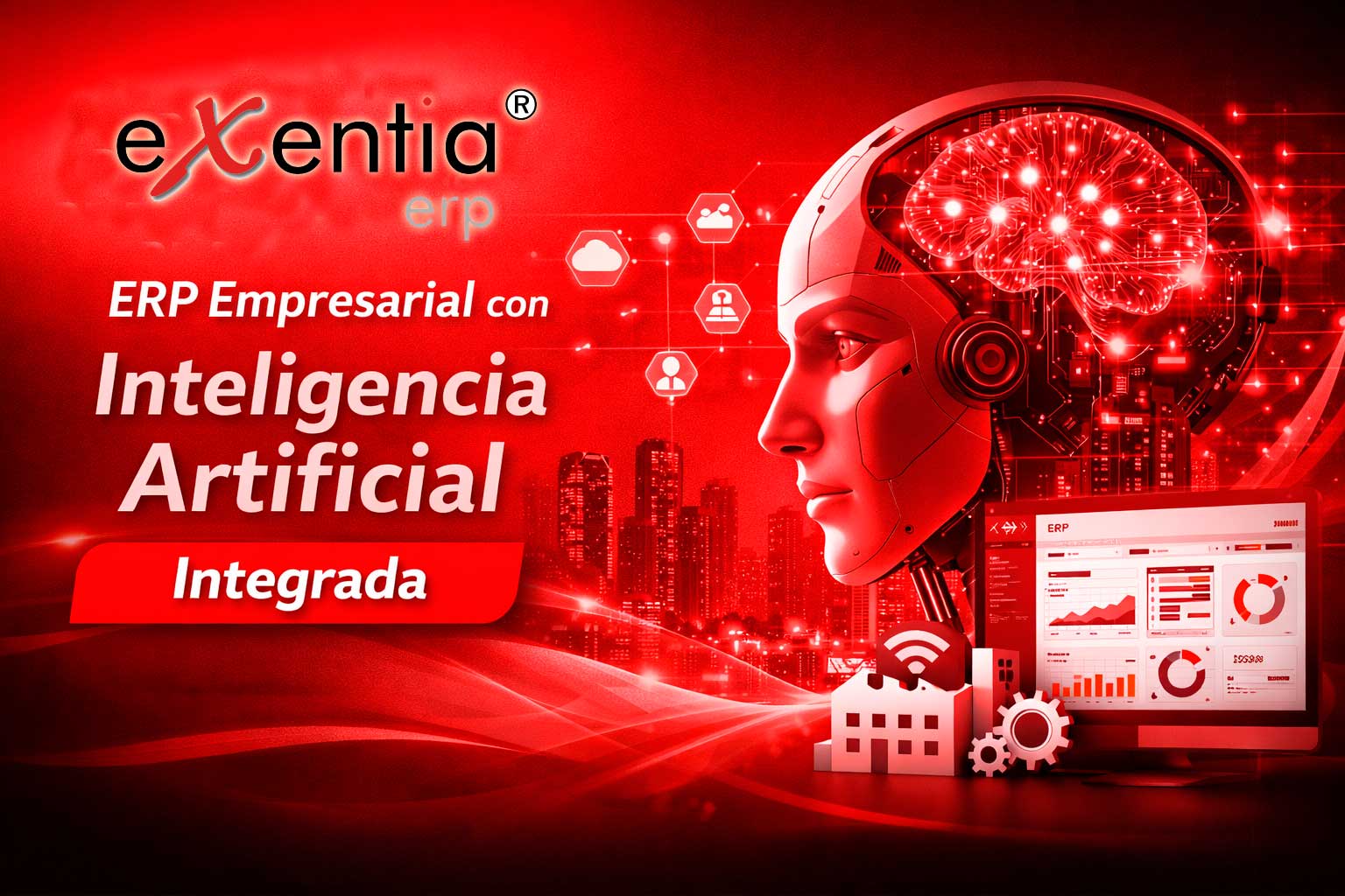 exentiaERP · ERP empresarial con Inteligencia Artificial integrada
